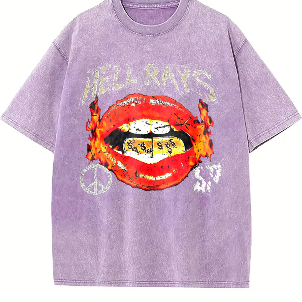 Flame Lips Dollar Vintage Washed T-Shirt product image 6