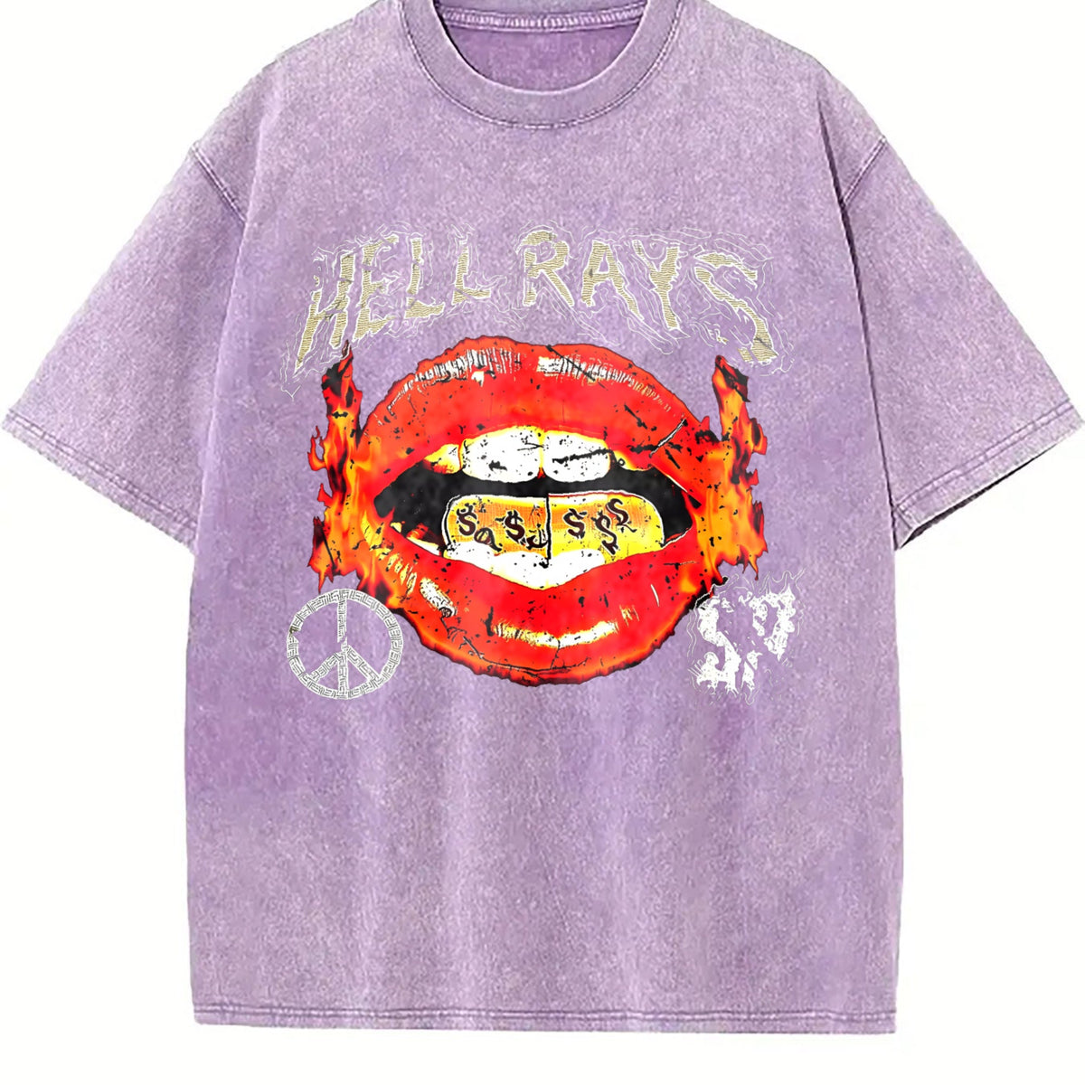 Flame Lips Dollar Vintage Washed T-Shirt product image 6