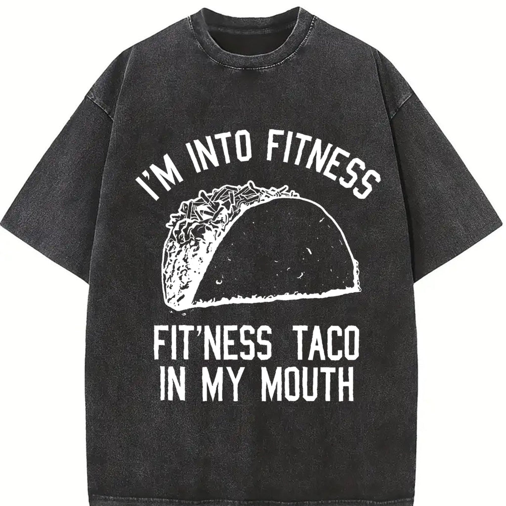 Fitness Taco Funny Humorous Gym Novelty Sarcastic Guys product image 2