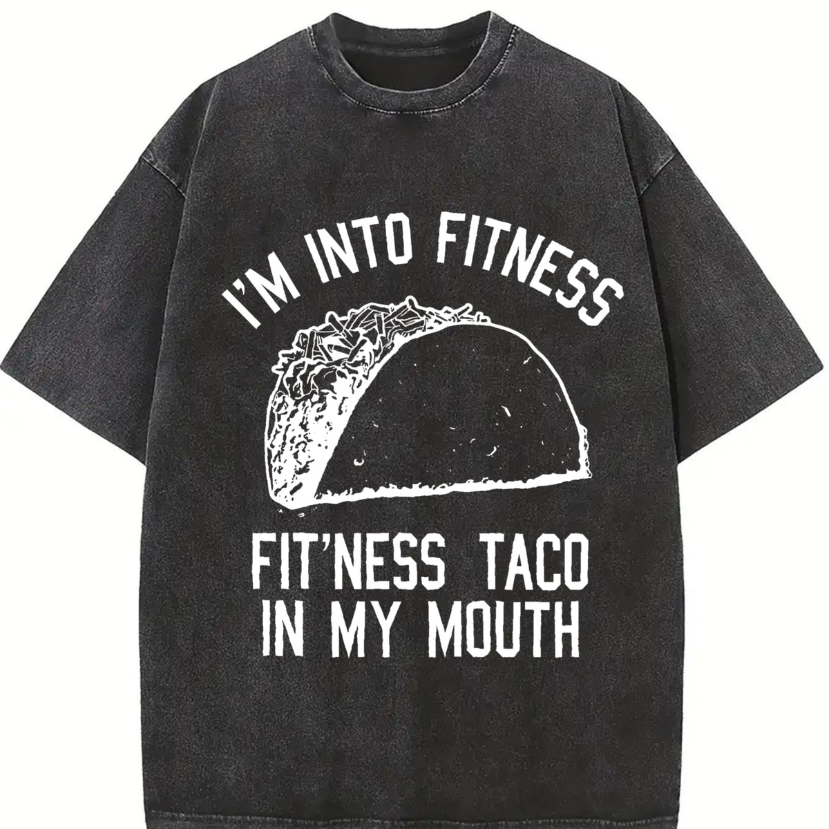 Fitness Taco Funny Humorous Gym Novelty Sarcastic Guys product image 2