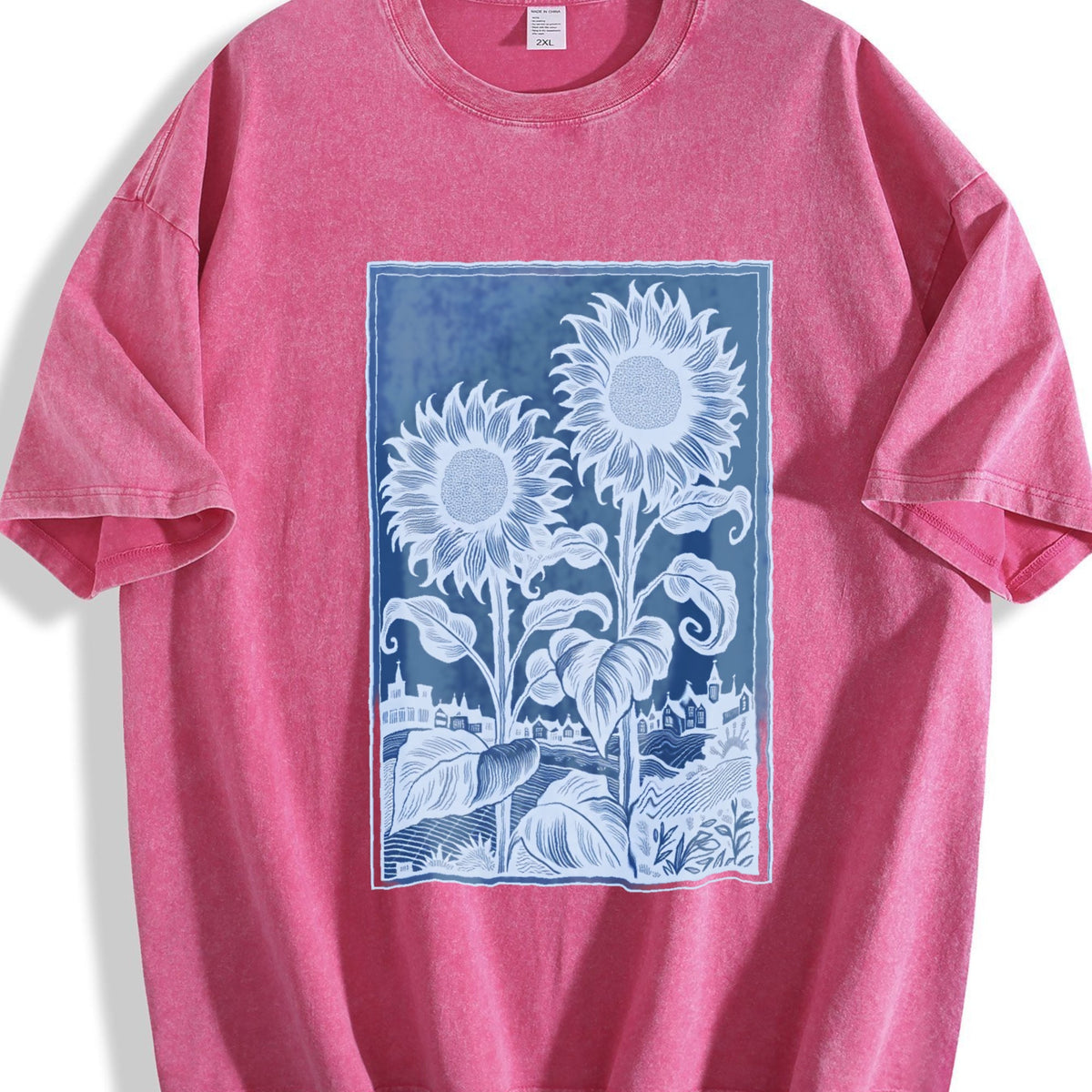 Sunflowers Vintage Washed T-Shirt product image 7