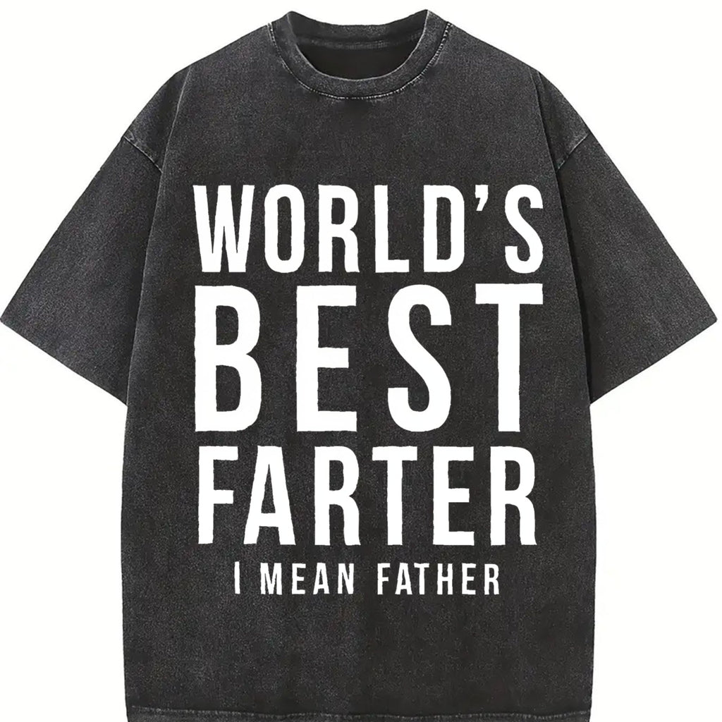 Funny Dad Vintage Washed T-Shirt product image 2