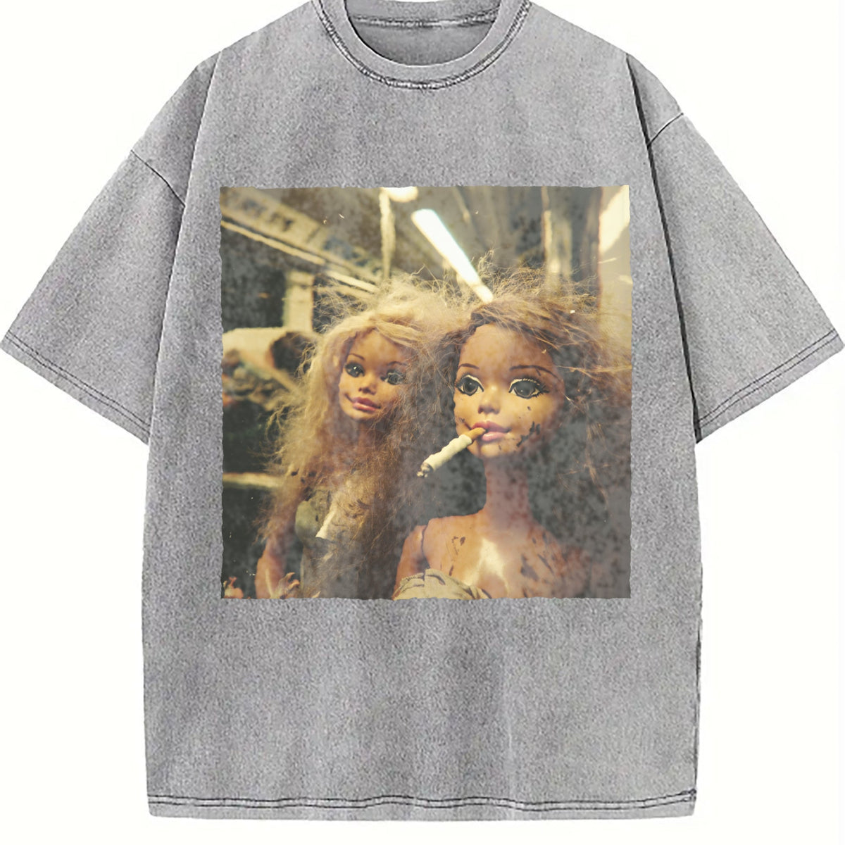 Dolls Taking a Break Vintage Washed T-Shirt product image 5