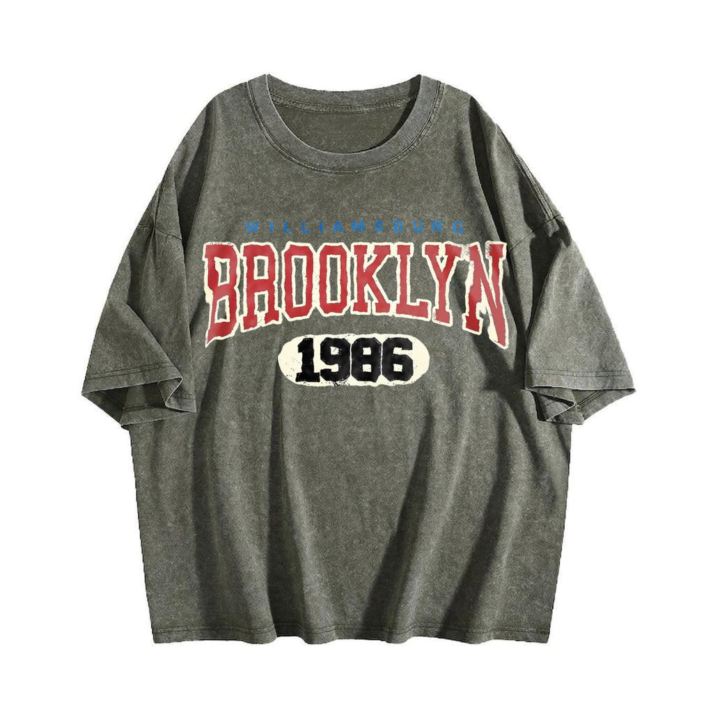 Williamsburg Brooklyn 1986 Vintage Washed T-Shirt product image 4
