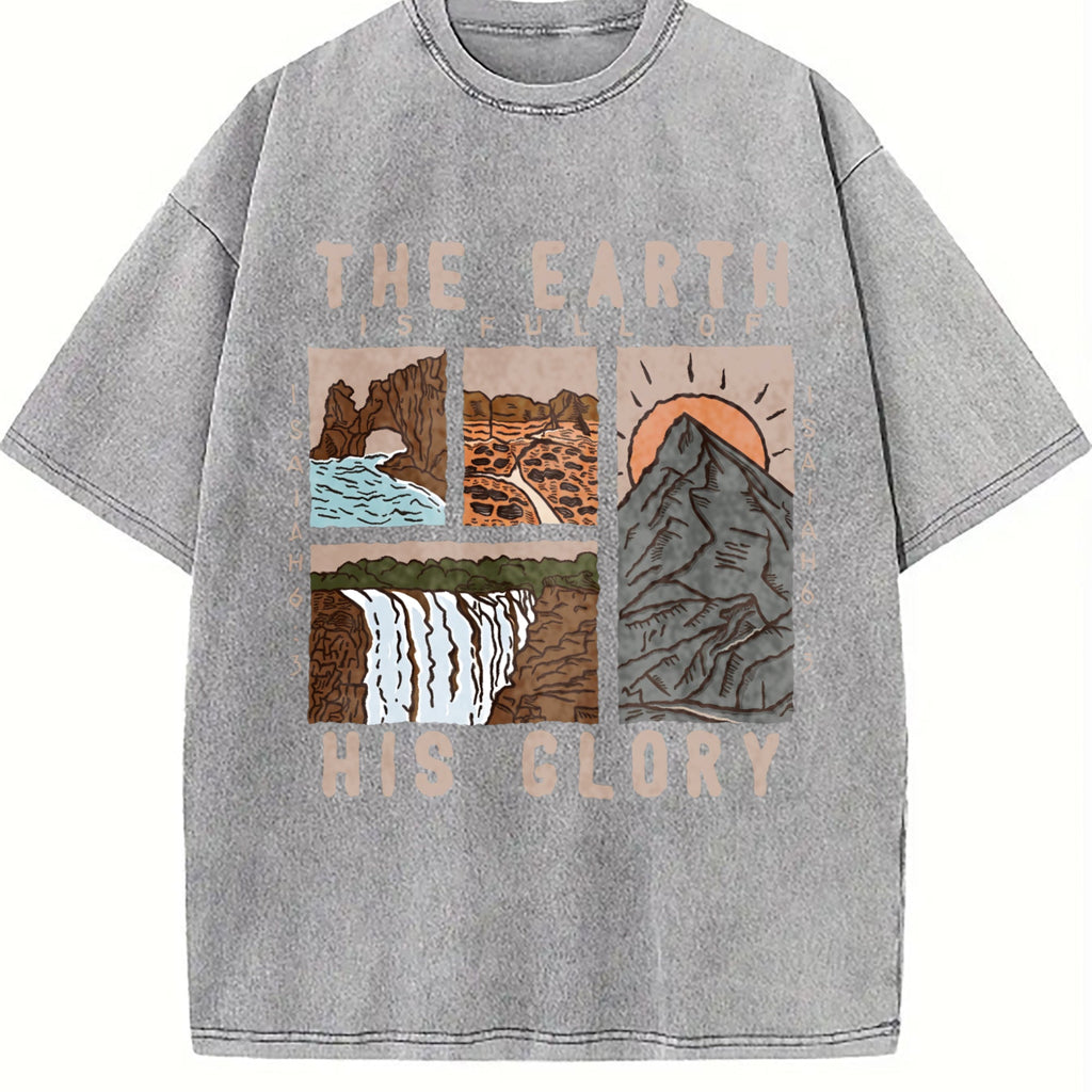 Earth His Glory Vintage Washed T-Shirt product image 5