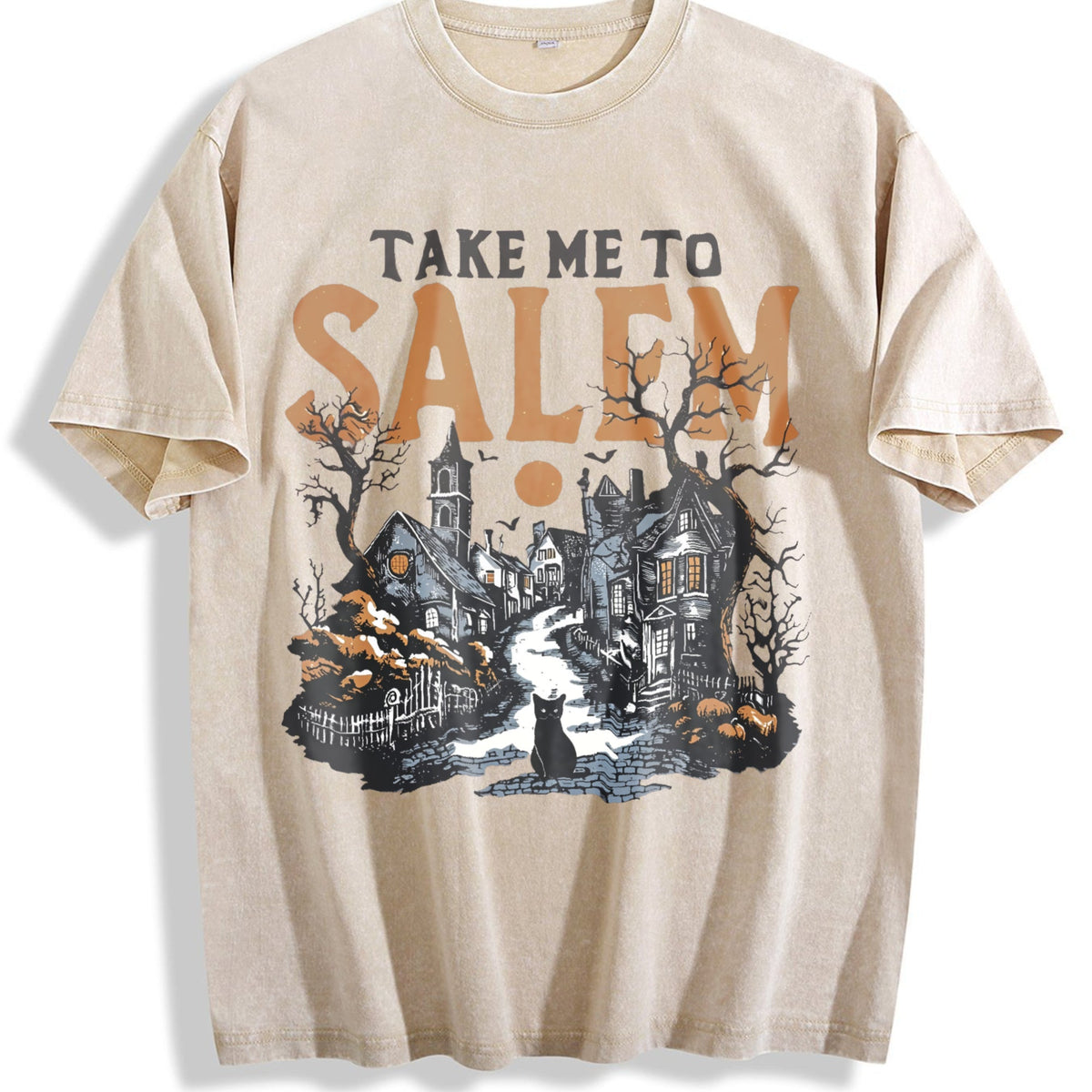 Salem Witch Town Vintage Washed T-Shirt product image 1
