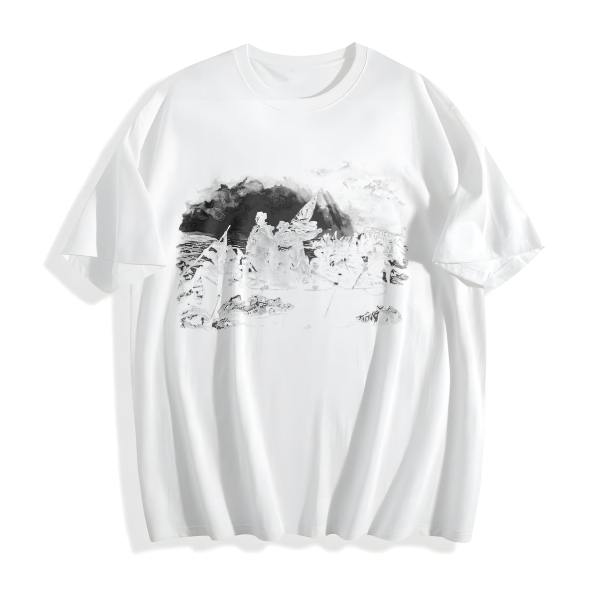 Washington Crossing Delaware Cotton T-Shirt product image 2