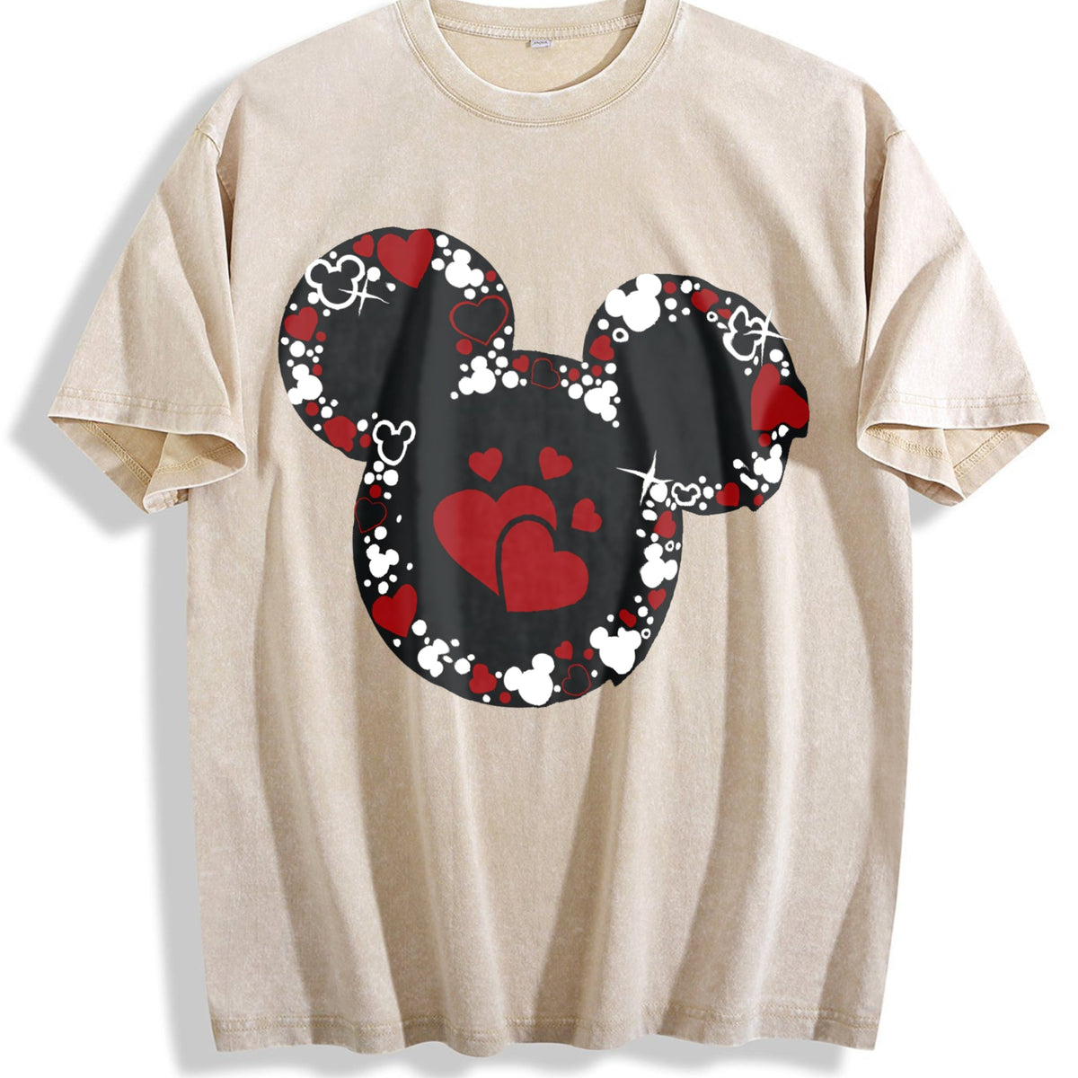 Black With Heart And Mickey Mouse Inspired For Vintage product image 1