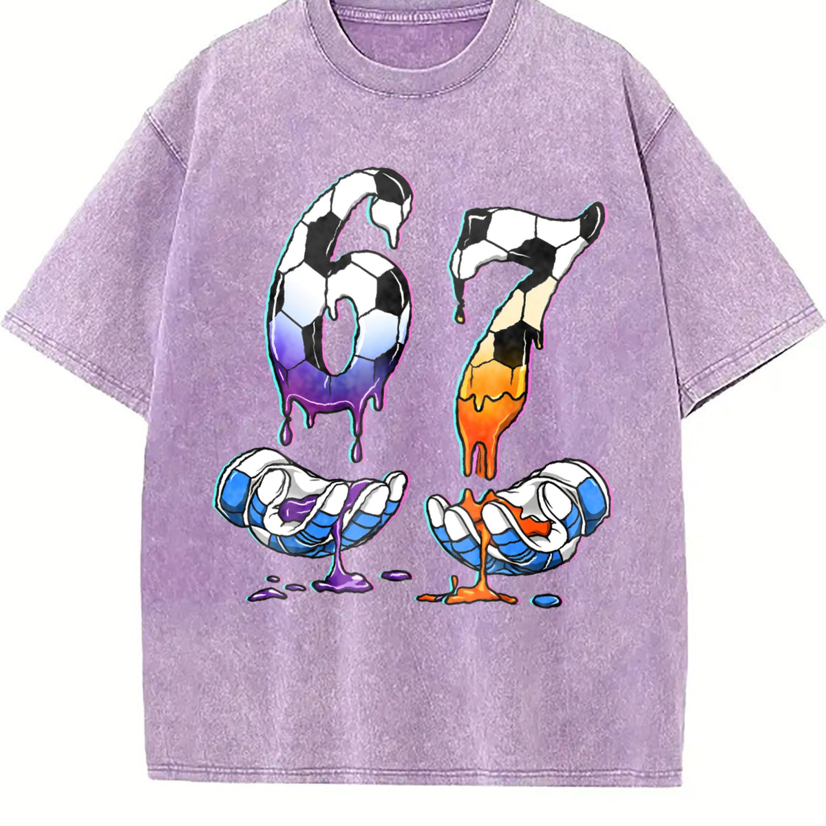 Global Soccer Fan Vintage Washed T-Shirt product image 6