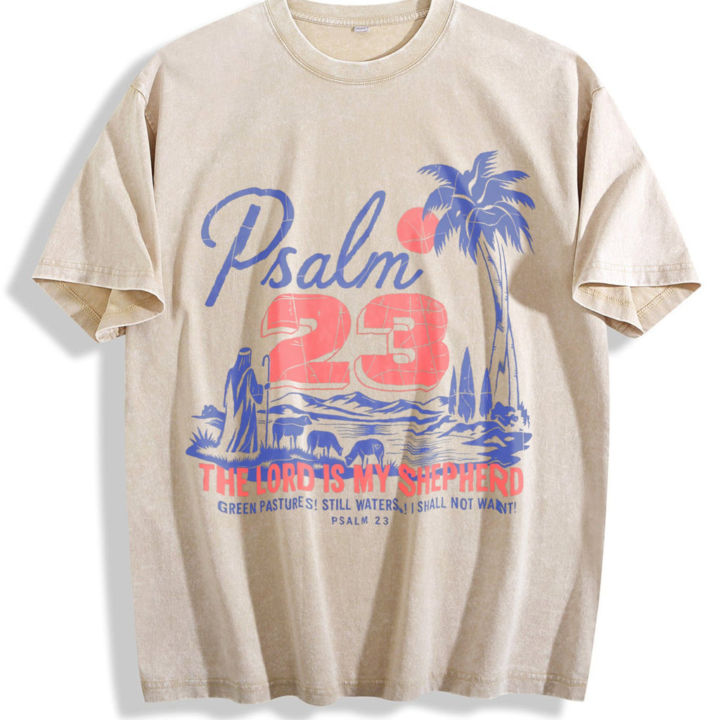 Psalm 23 The Lord Is My Shepherd Christian Faith Vintage product image 1