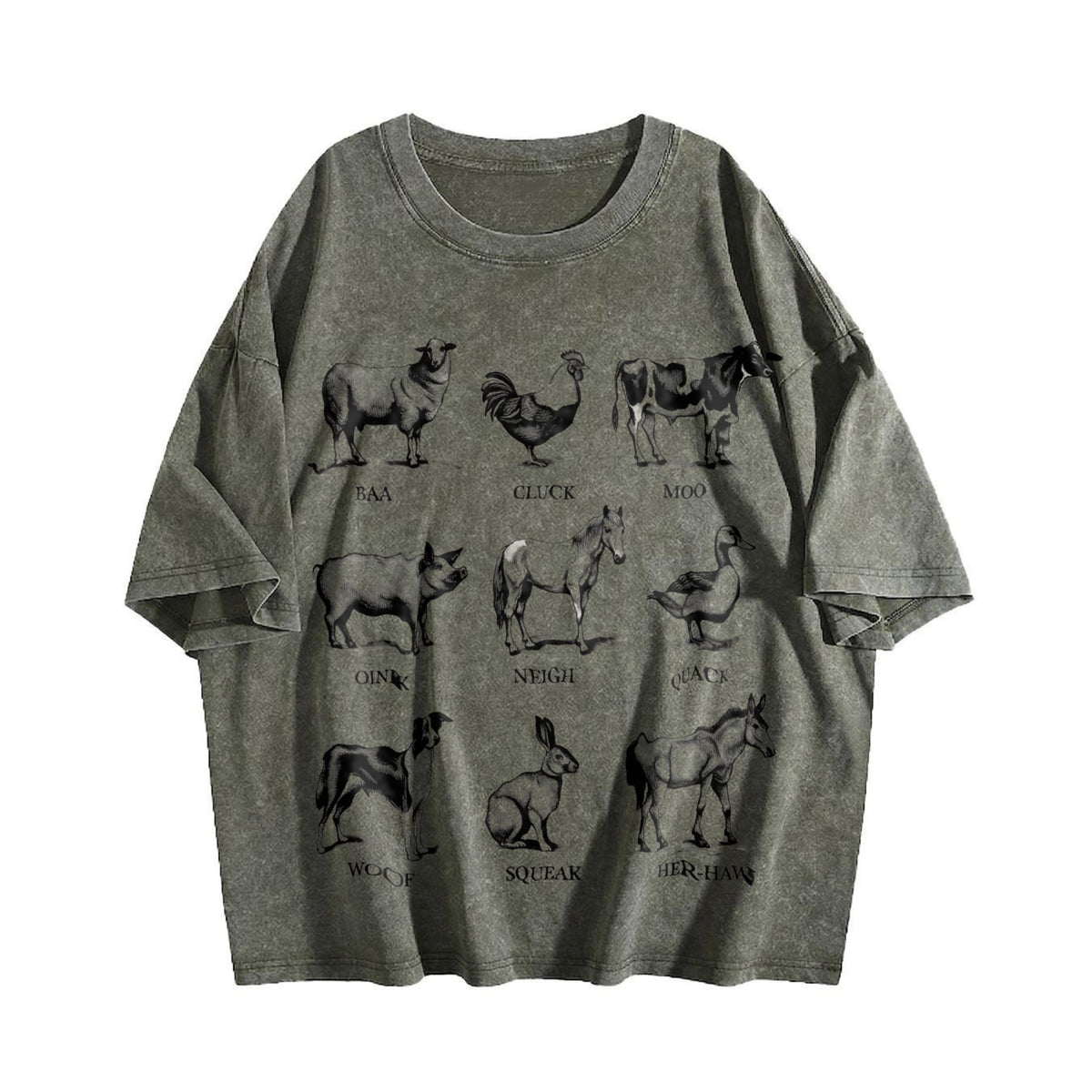 Farm Animals Vintage Washed T-Shirt product image 4