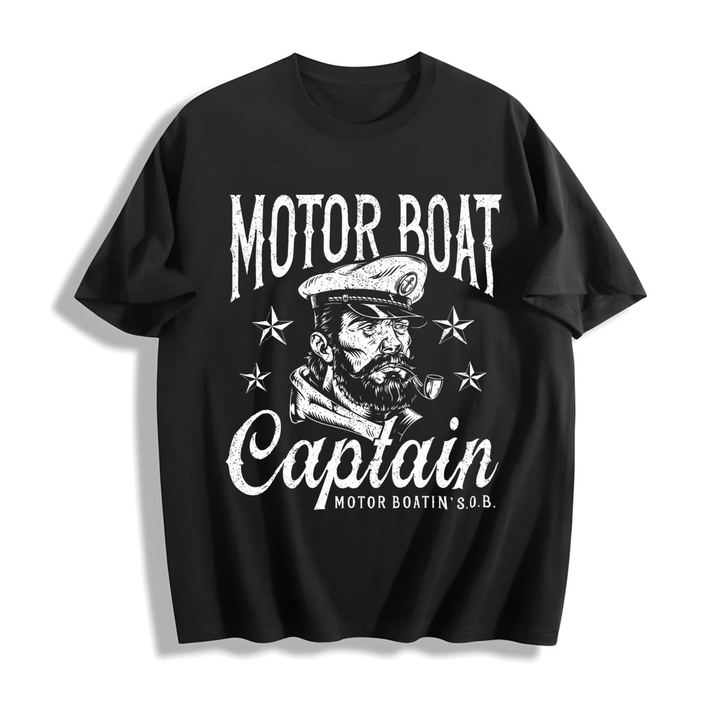 Funny Motor Boat Captain Sarcastic Sailor Novelty For product image 1