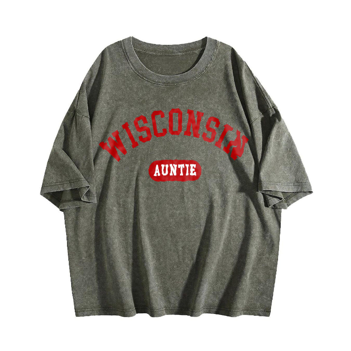 Wisconsin Auntie Vintage Washed T-Shirt product image 4
