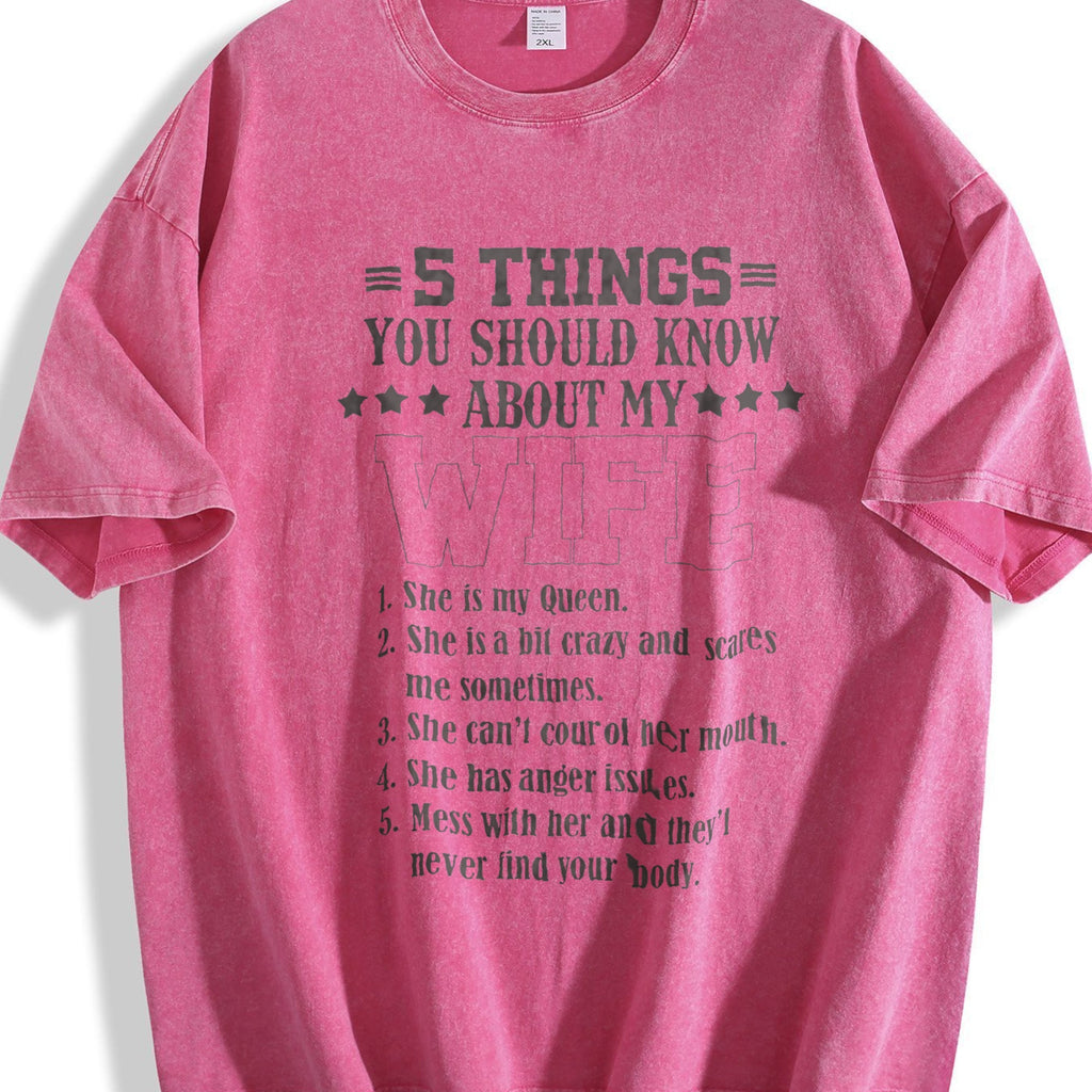 Funny Husband Vintage Washed T-Shirt product image 7
