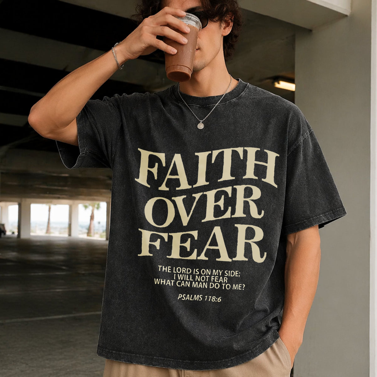 Slogan Vintage Washed T-Shirt product image 2