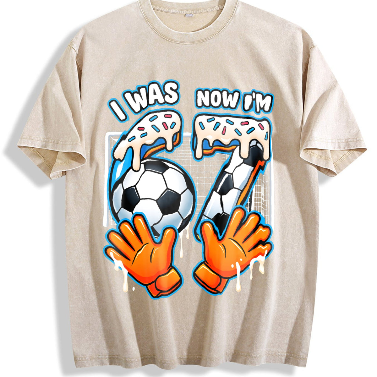 Global Soccer Fan Vintage Washed T-Shirt product image 1