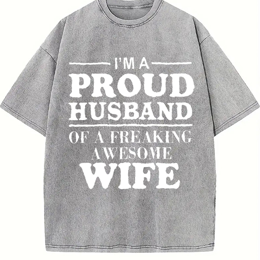 Funny Daughter Wife Slogan Vintage Washed T-Shirt product image 5
