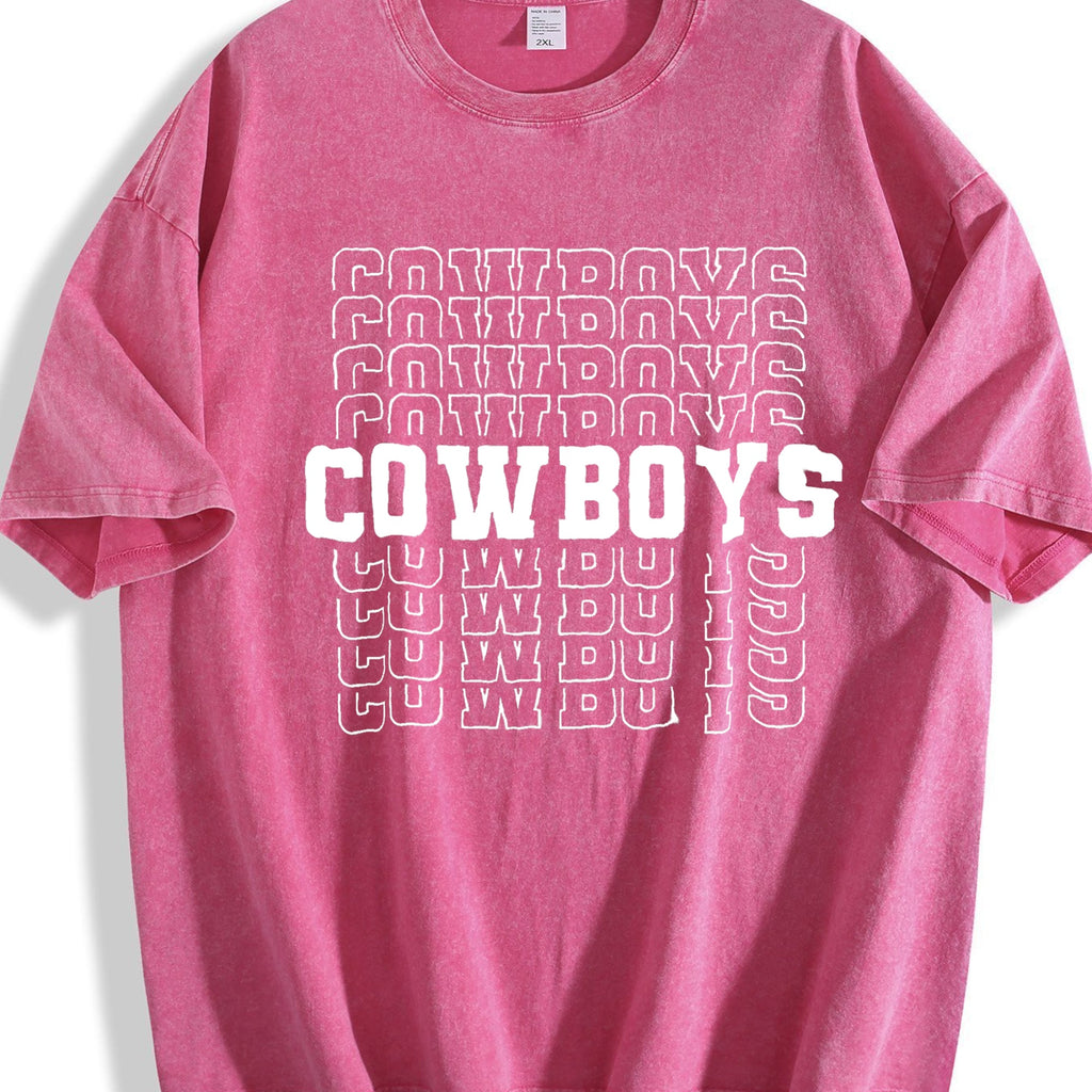 Cowboys Family Team Mascot Vintage Washed T-Shirt product image 7