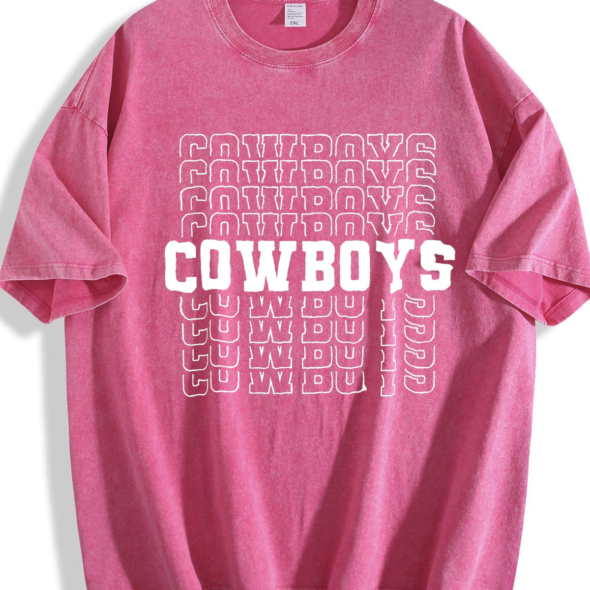 Cowboys Family Team Mascot Vintage Washed T-Shirt product image 7