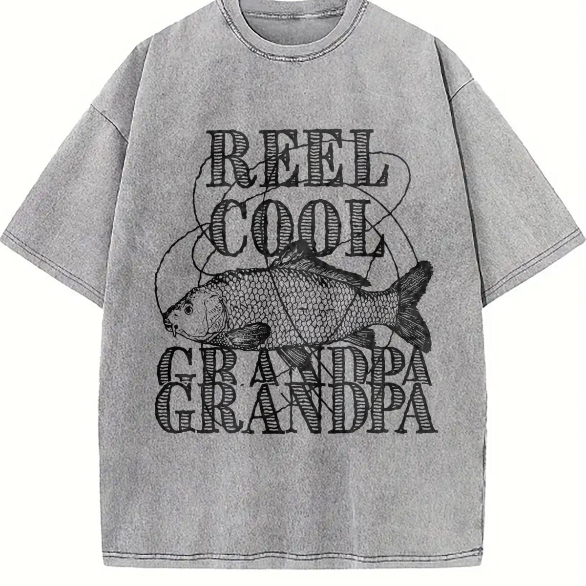 Dad Fishing Funny Father's Day Reel Cool Papa Vintage product image 5