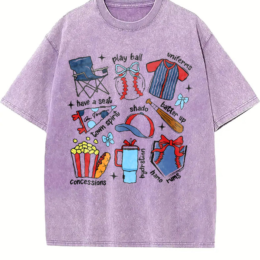 Coquette Baseball Vintage Washed T-Shirt product image 6