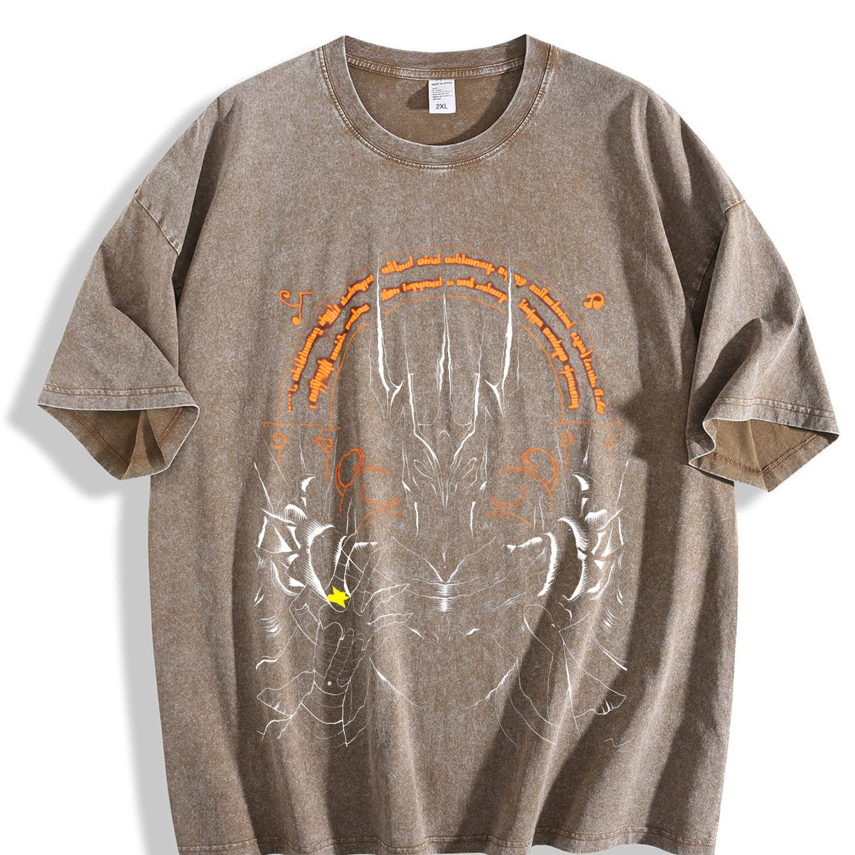 Black The Lord Of Rings Vintage Washed T-Shirt product image 3