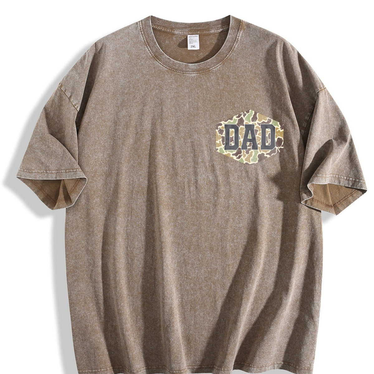 Camouflage Dad Vintage Washed T-Shirt product image 3