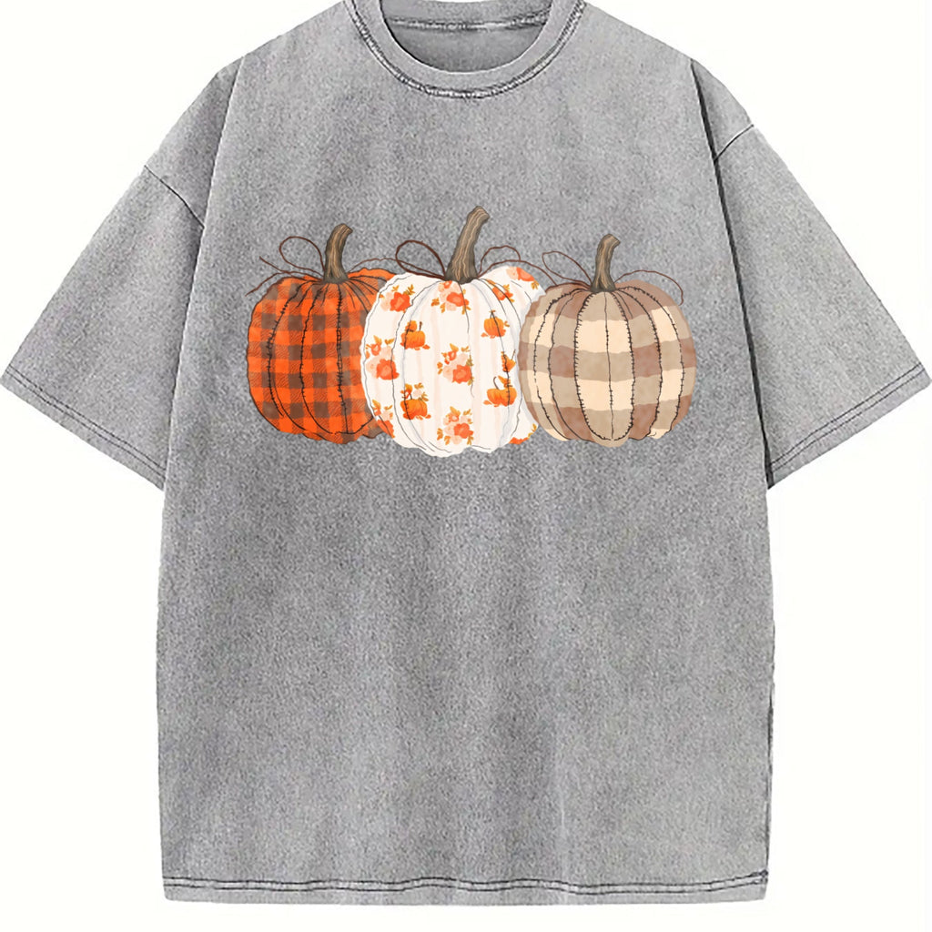 Pumpkin Vintage Washed T-Shirt product image 5