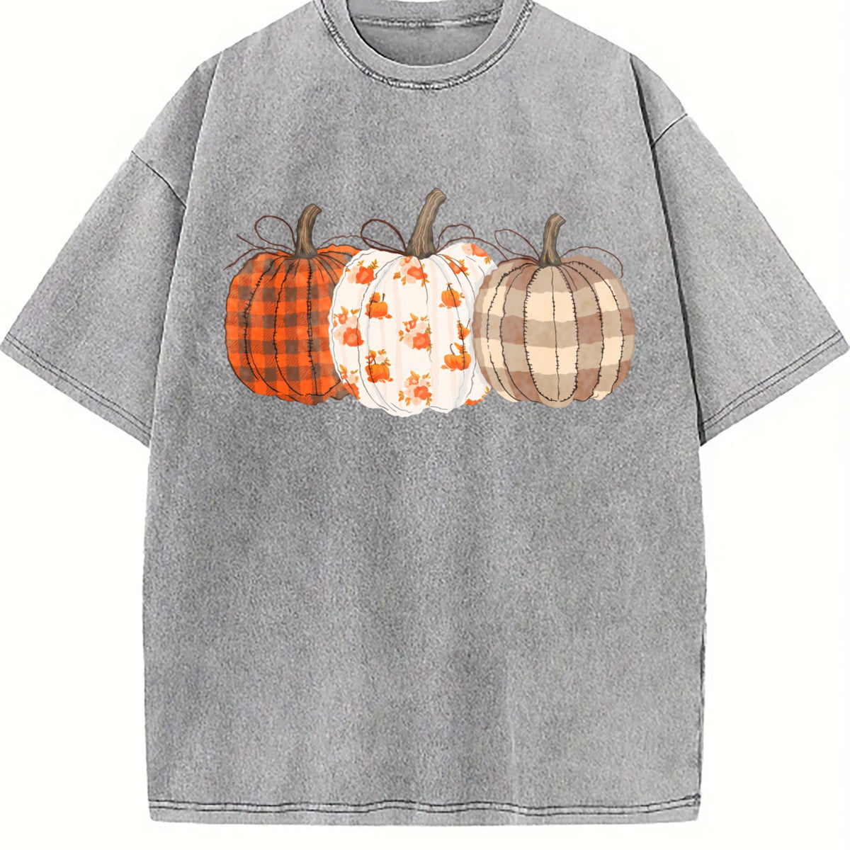 Pumpkin Vintage Washed T-Shirt product image 5