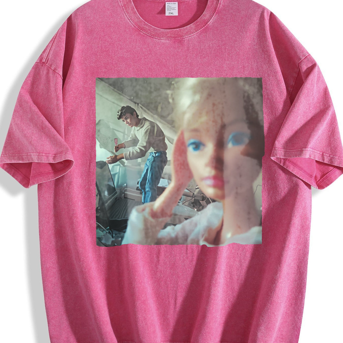 Doll at the Laundromat Vintage Washed T-Shirt product image 7