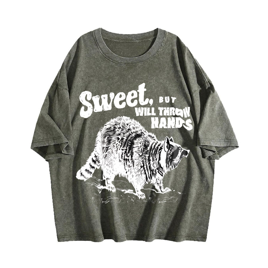 Funny Sweet Vintage Washed T-Shirt product image 4