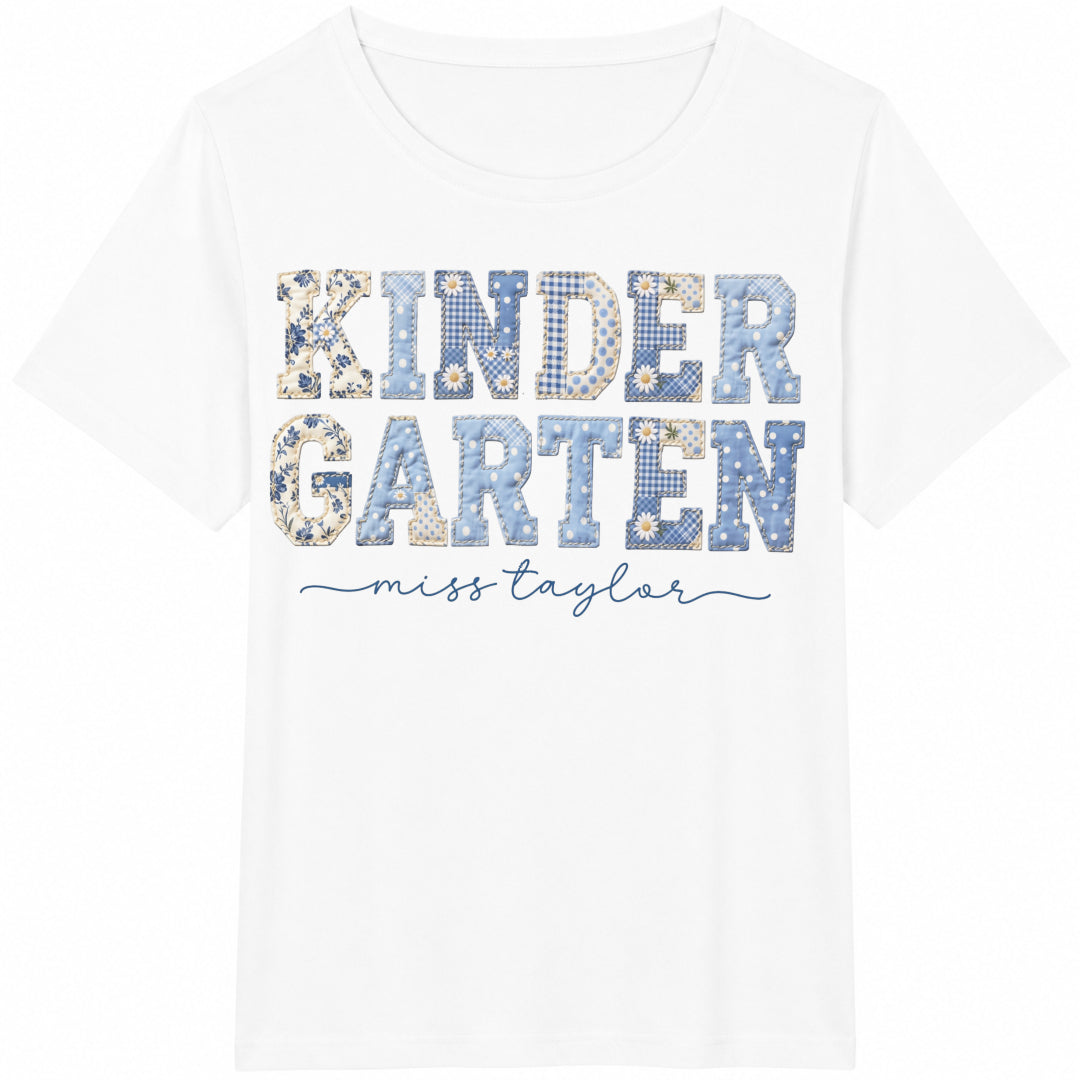Kindergarten Teacher First Day Kinder Matching Group Floral product image 2