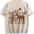 Cowgirl Desert Horse Vintage Washed T-Shirt product image 1