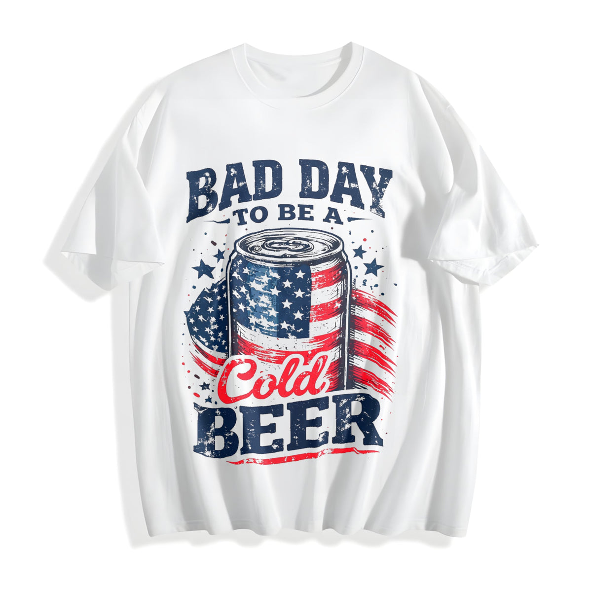 It's A Bad Day To Be A Cold Beer Cotton T-Shirt product image 2