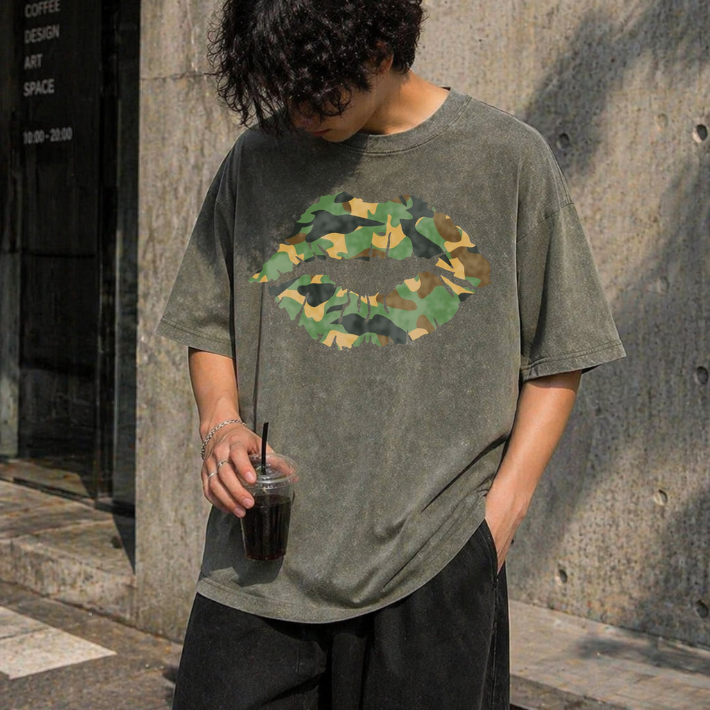 Camo Lip Vintage Washed T-Shirt product image 11