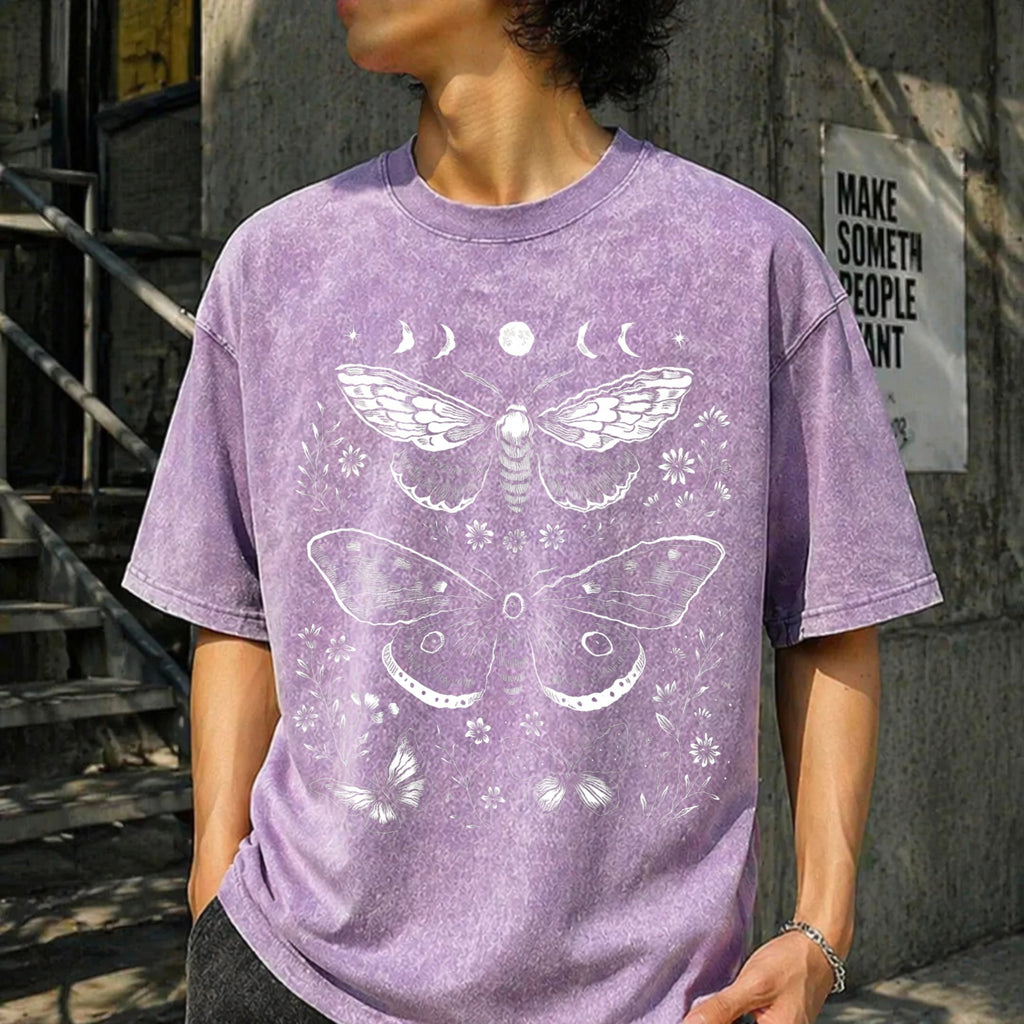 Moth Moon Vintage Washed T-Shirt product image 6