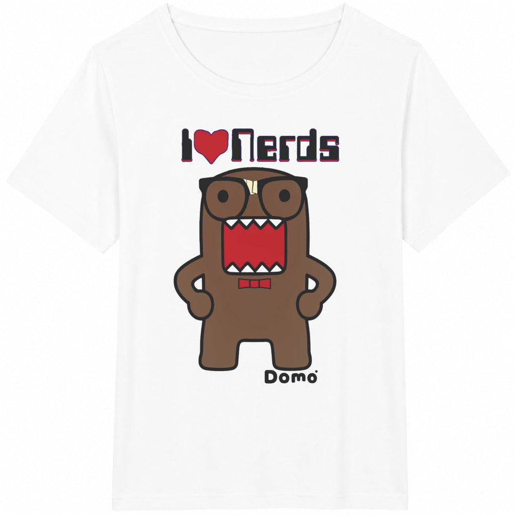 I Love Nerd Domo Cute Anime Funny Otaku Fan Cotton T-Shirt product image 2