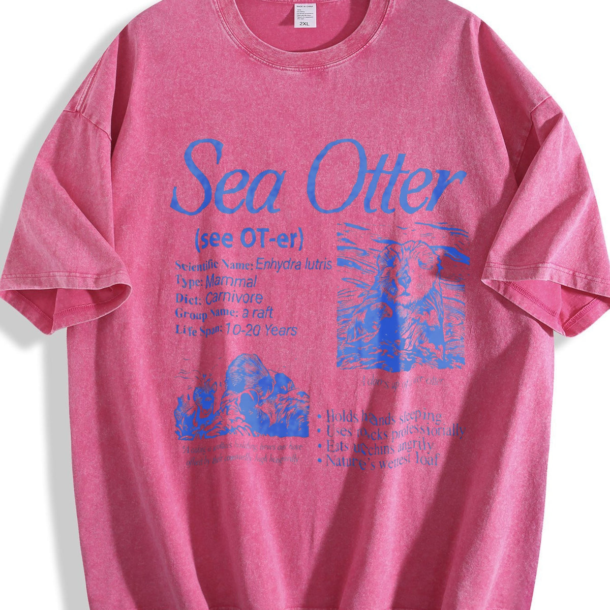 Sea Otter 90s Vintage Washed T-Shirt product image 7