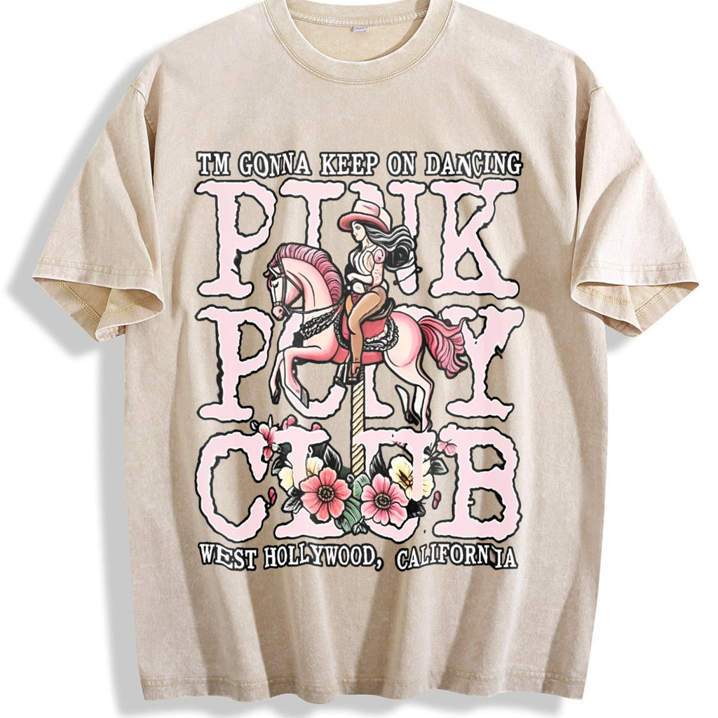 Pink Pony Club Vintage Washed T-Shirt product image 1