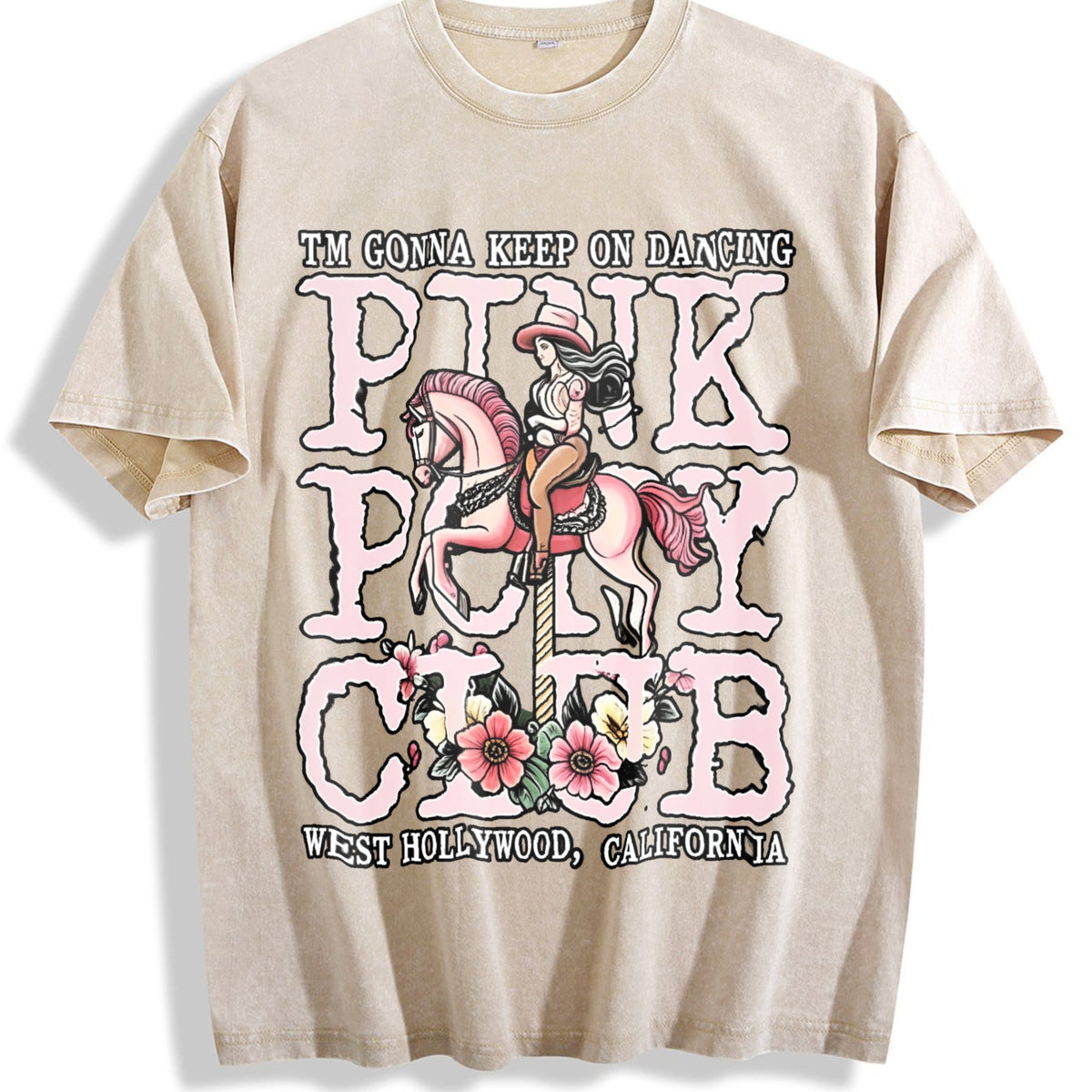 Pink Pony Club Vintage Washed T-Shirt product image 1