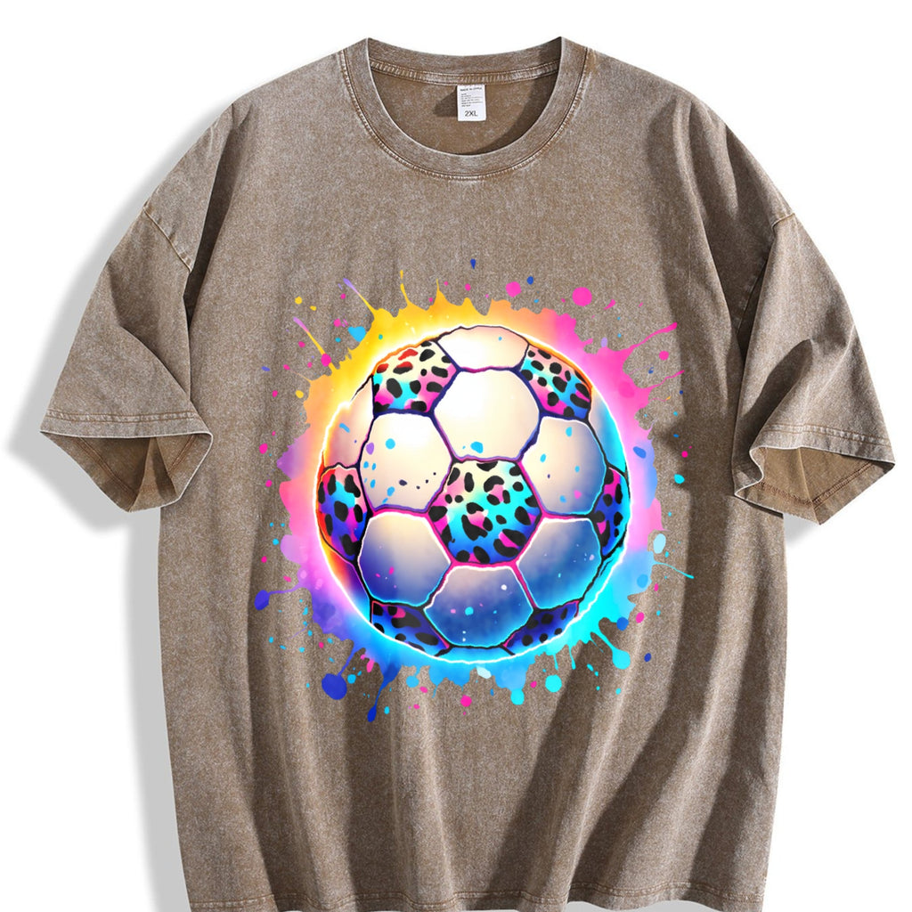 Global Soccer Fan Vintage Washed T-Shirt product image 3