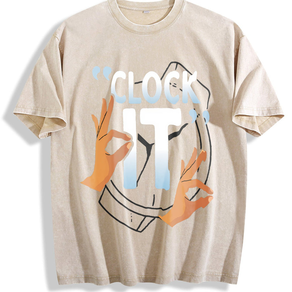 Clock It Vintage Washed T-Shirt product image 1