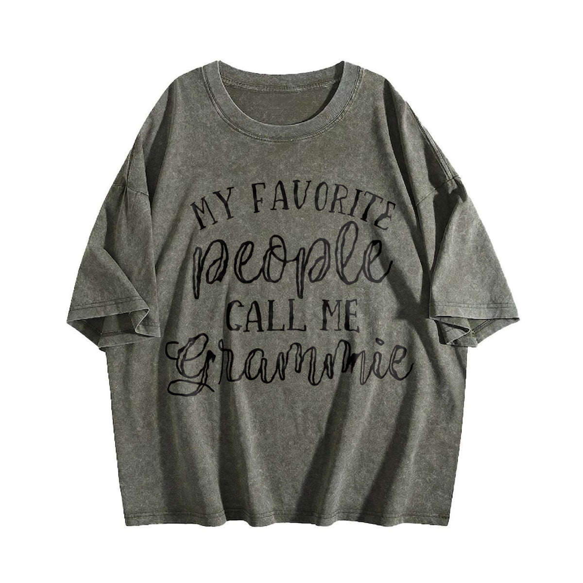 My Favorite People Call Me Grammie Vintage Washed T-Shirt product image 4