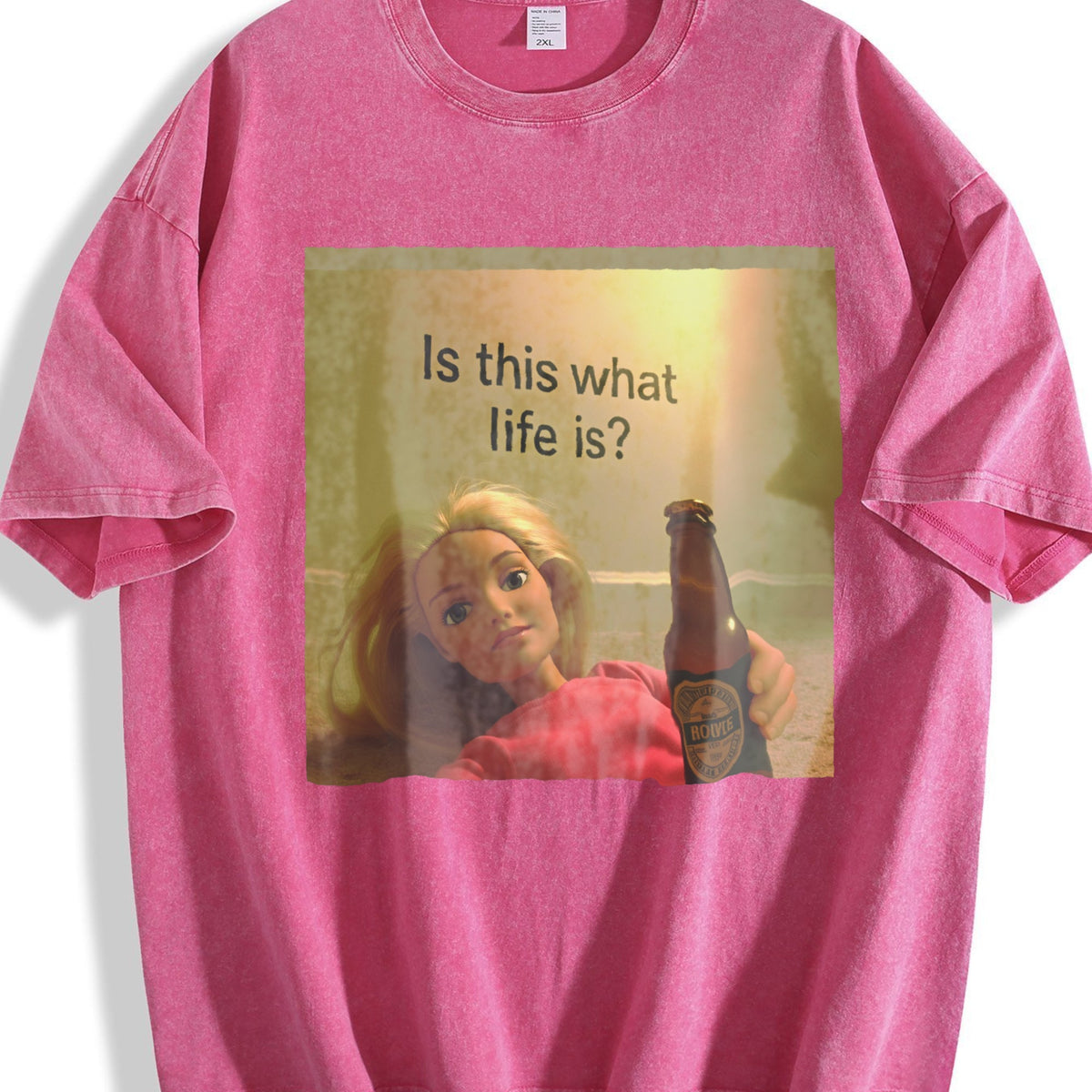Is This What Life Is Doll Meme Vintage Washed T-Shirt product image 7