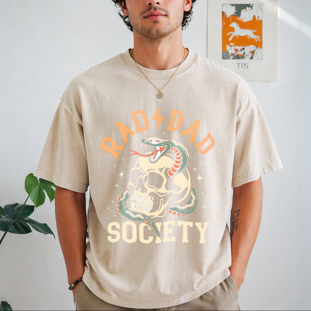Rad Dad Society Vintage Washed T-Shirt product image 1