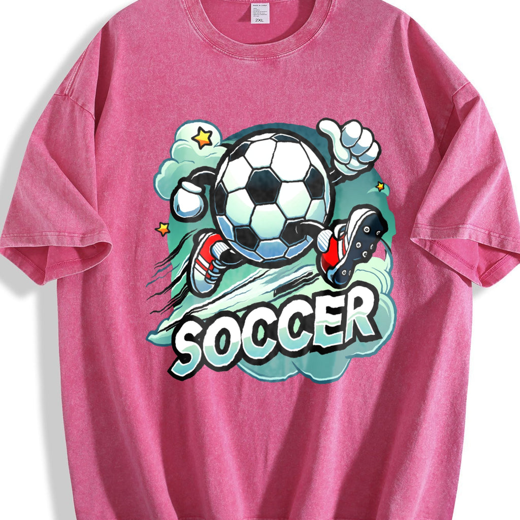 Global Soccer Fan Vintage Washed T-Shirt product image 7