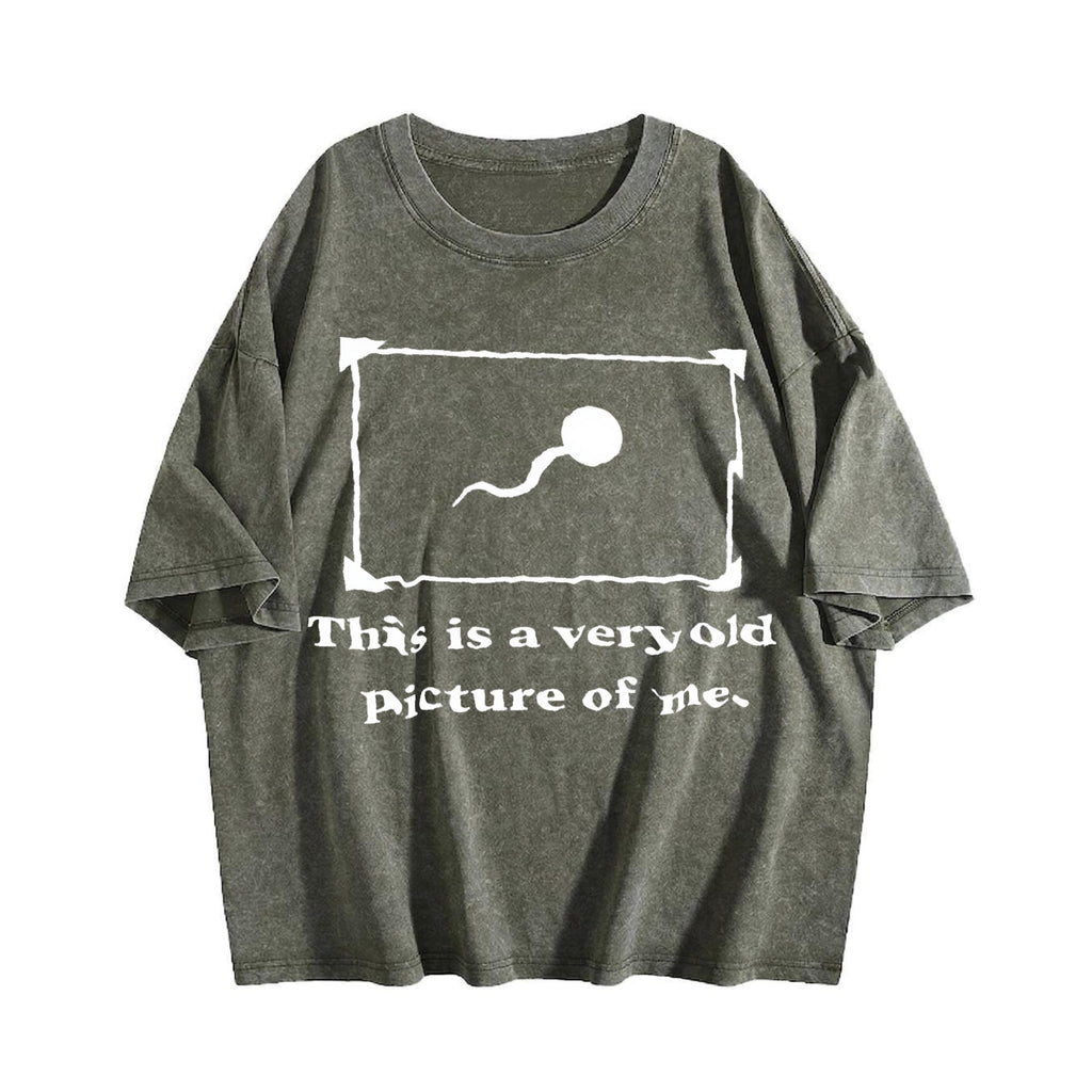 Sarcastic Humor Vintage Washed T-Shirt product image 4