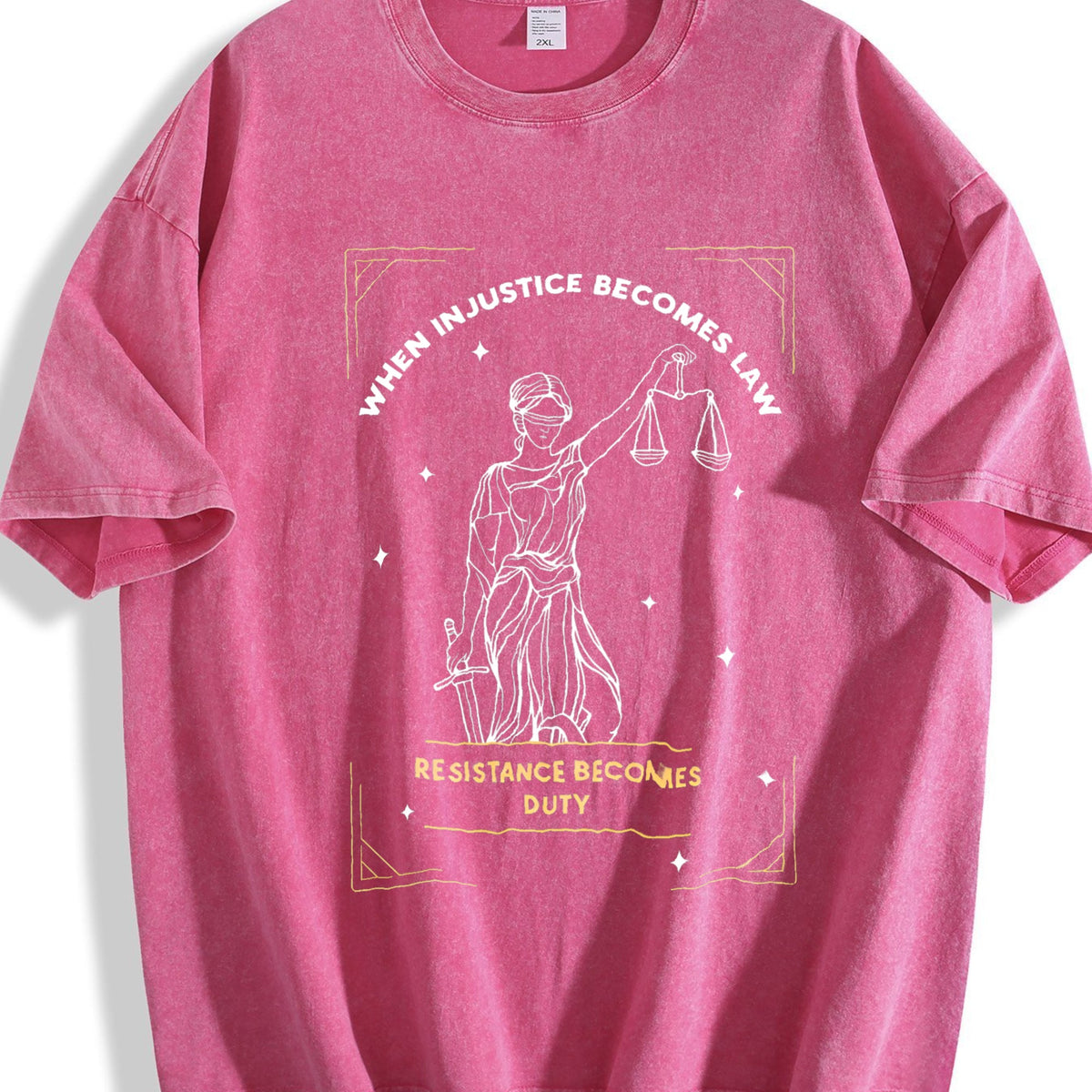 When Injustice Becomes Law Resistance Duty Vintage Washed product image 7