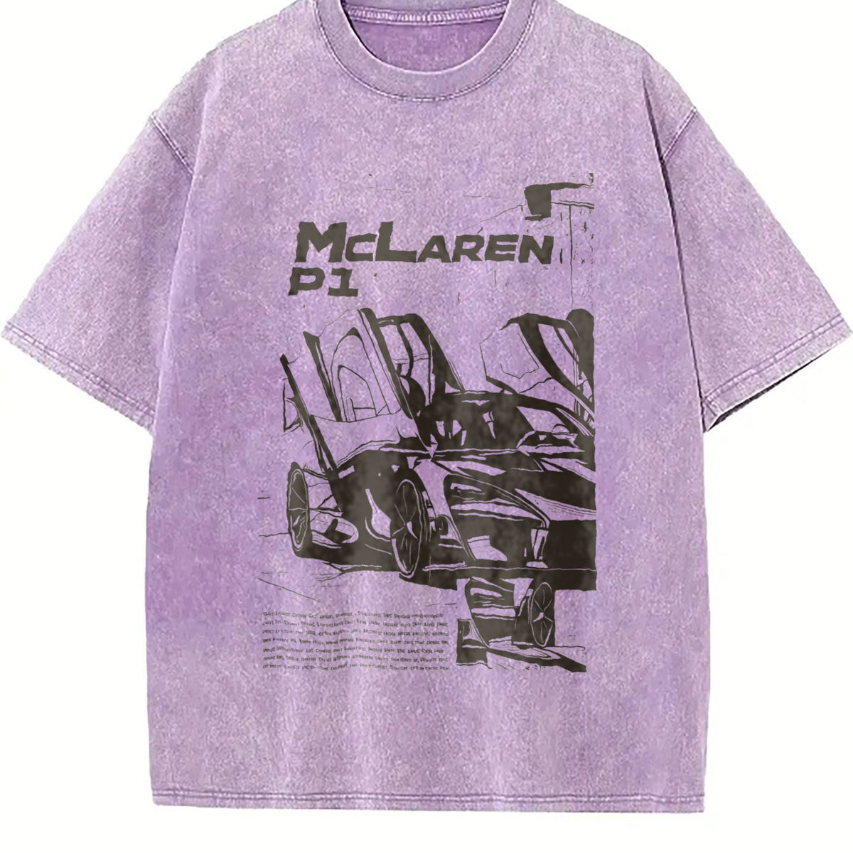 P1 Supercar 90s Funny Good Vintage Washed T-Shirt product image 6