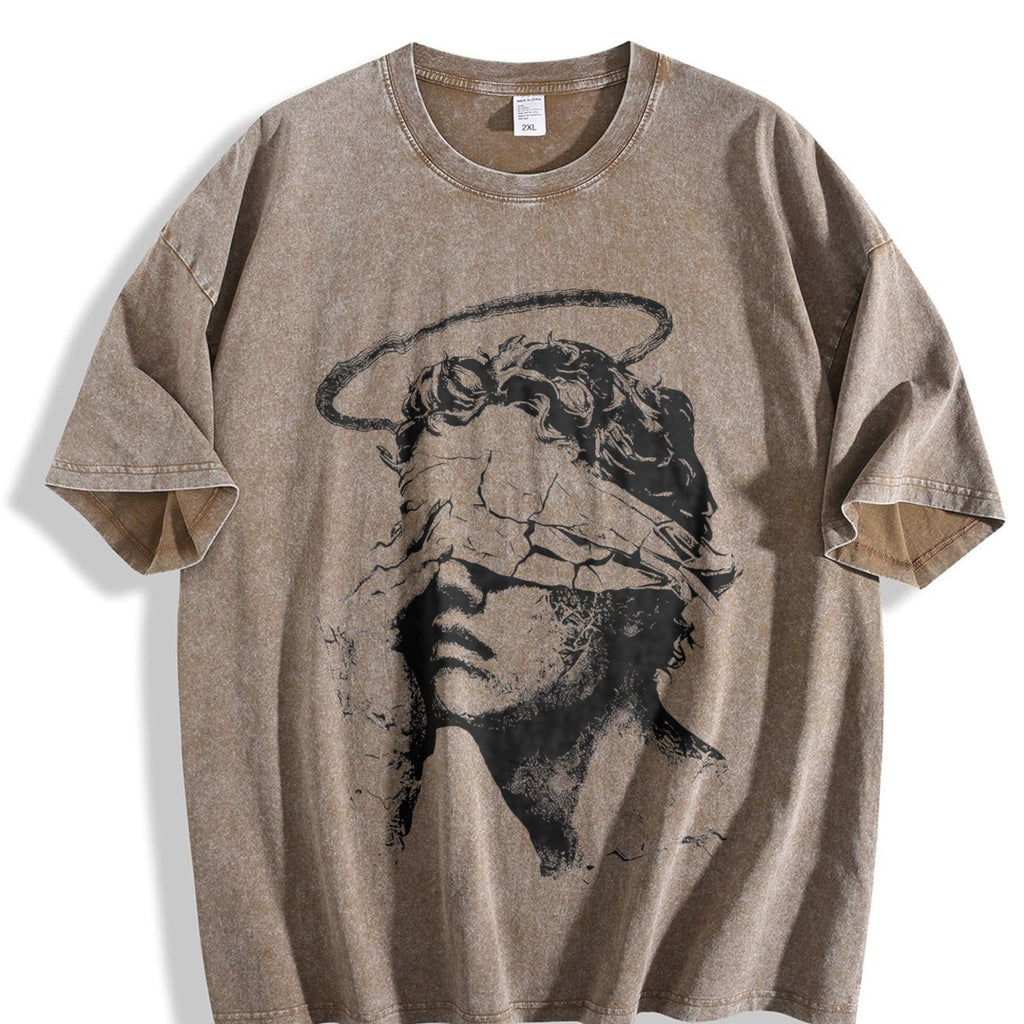 Angel Statue Vintage Washed T-Shirt product image 3